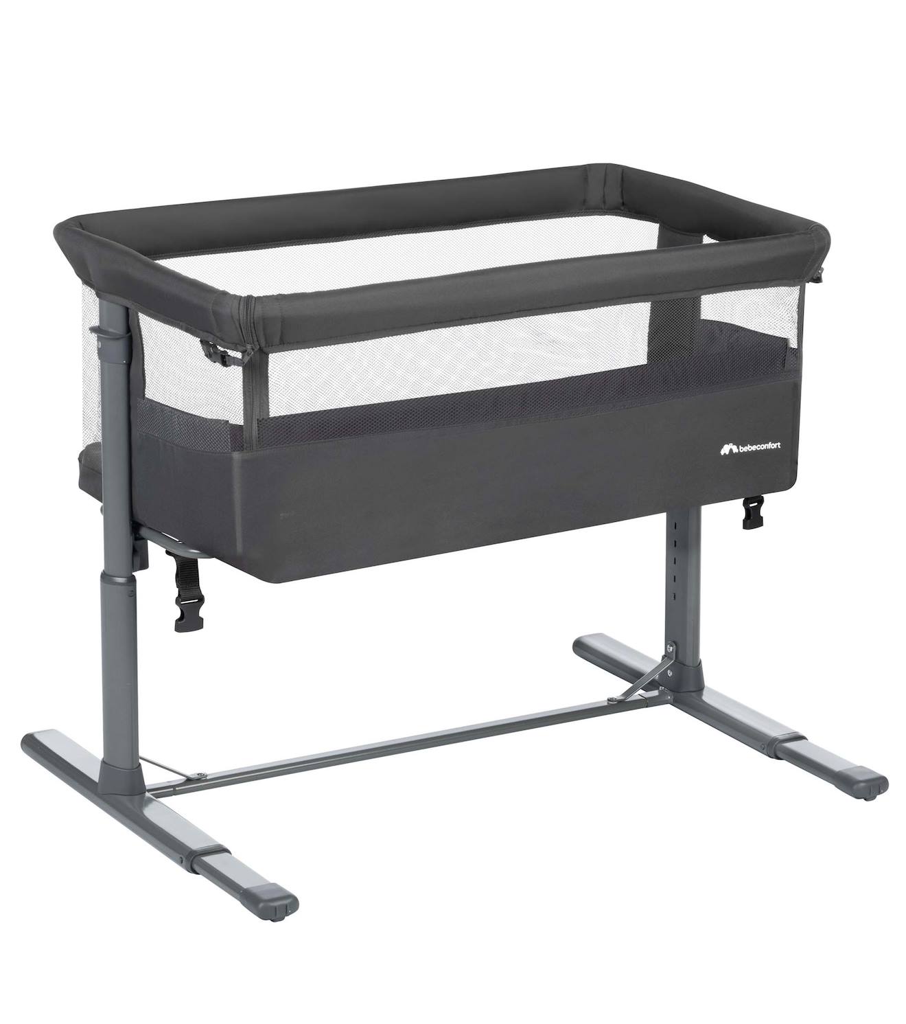 Lit Cododo Et Lit Bébé Autonome 2 En 1 Zina Mineral Graphite