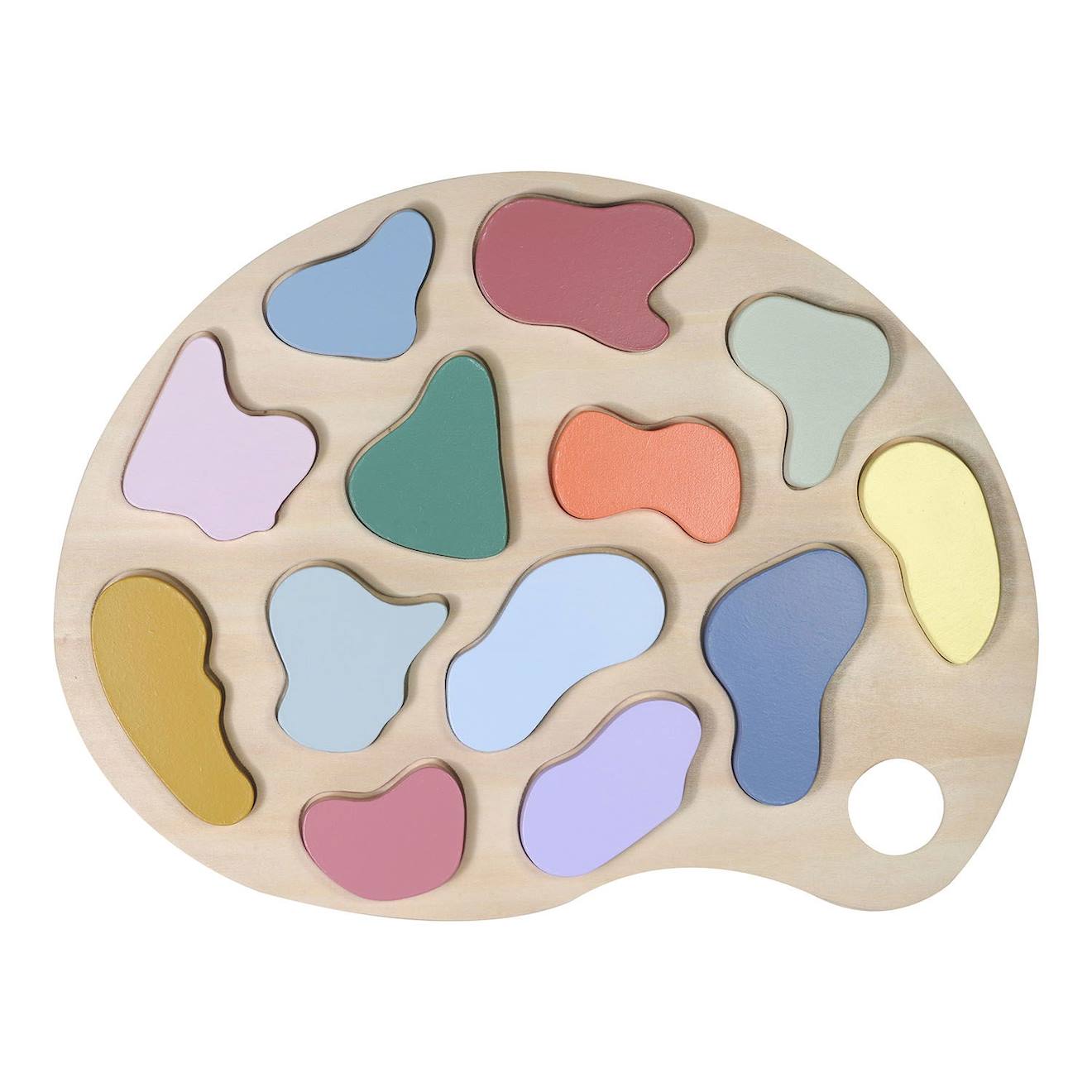 Kindsgut - Puzzle À Encastrer Palette Multicolore