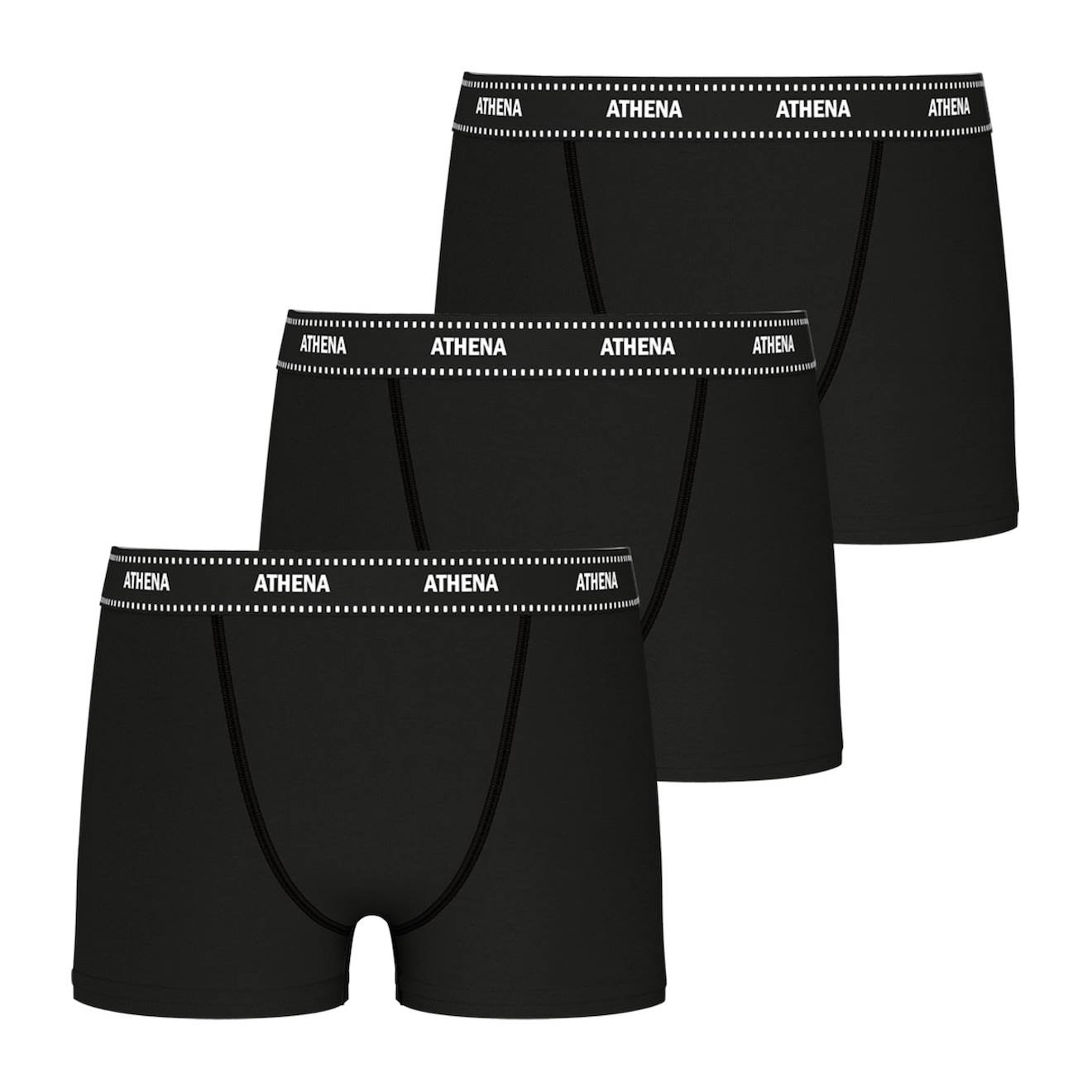 Lot De 3 Boxers Garçon My Petit Prix Noir-noir-noir