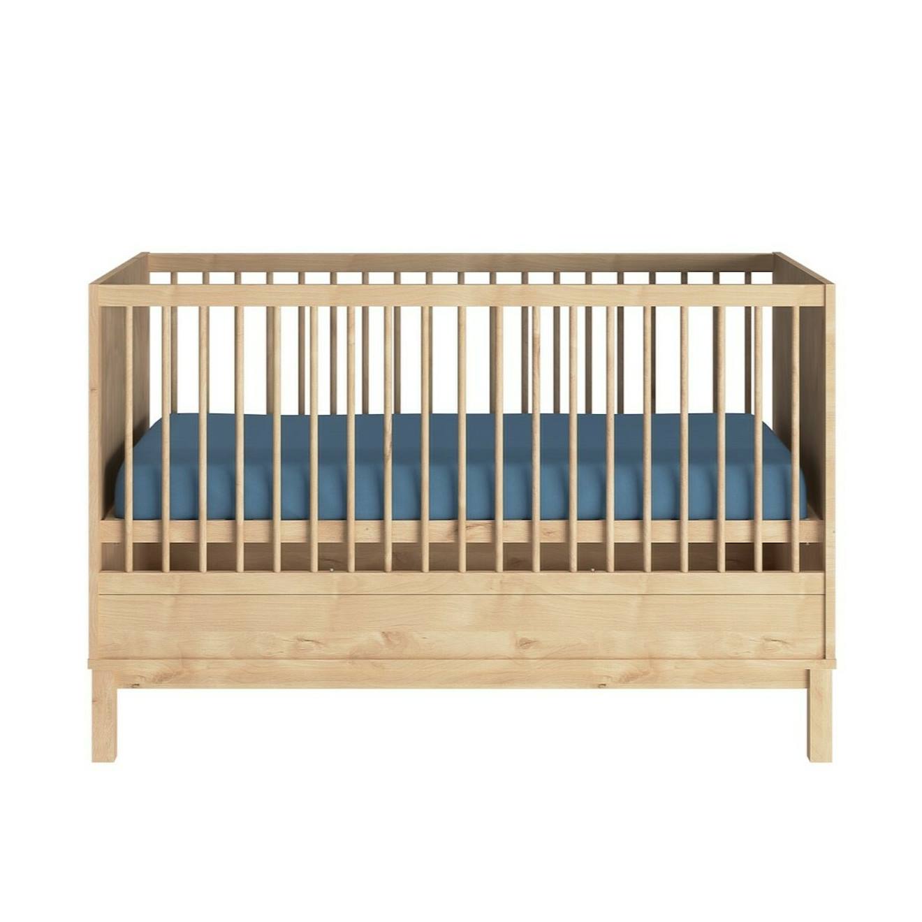 Pack Lit Bébé Évolutif Avec Matelas Kiwi Bois