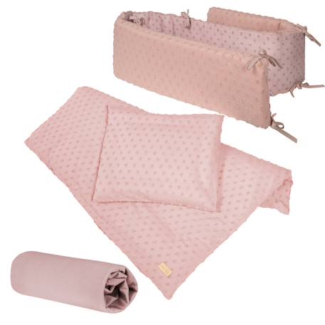 Parure de lit bébé et enfant en coton bio 4 pièces lil planet Bleu clair+Gris argenté+Rose pastel+Vert givré 14 - vertbaudet enfant 