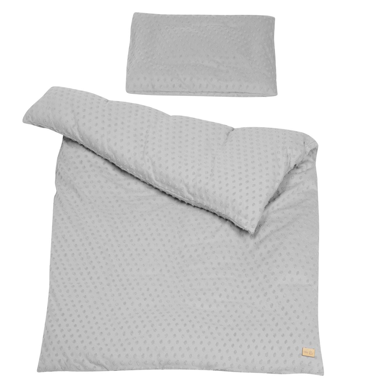 Roba - Parure De Lit Bébé Et Enfant En Coton Bio 2 Pièces Lil Planet Gris Argenté