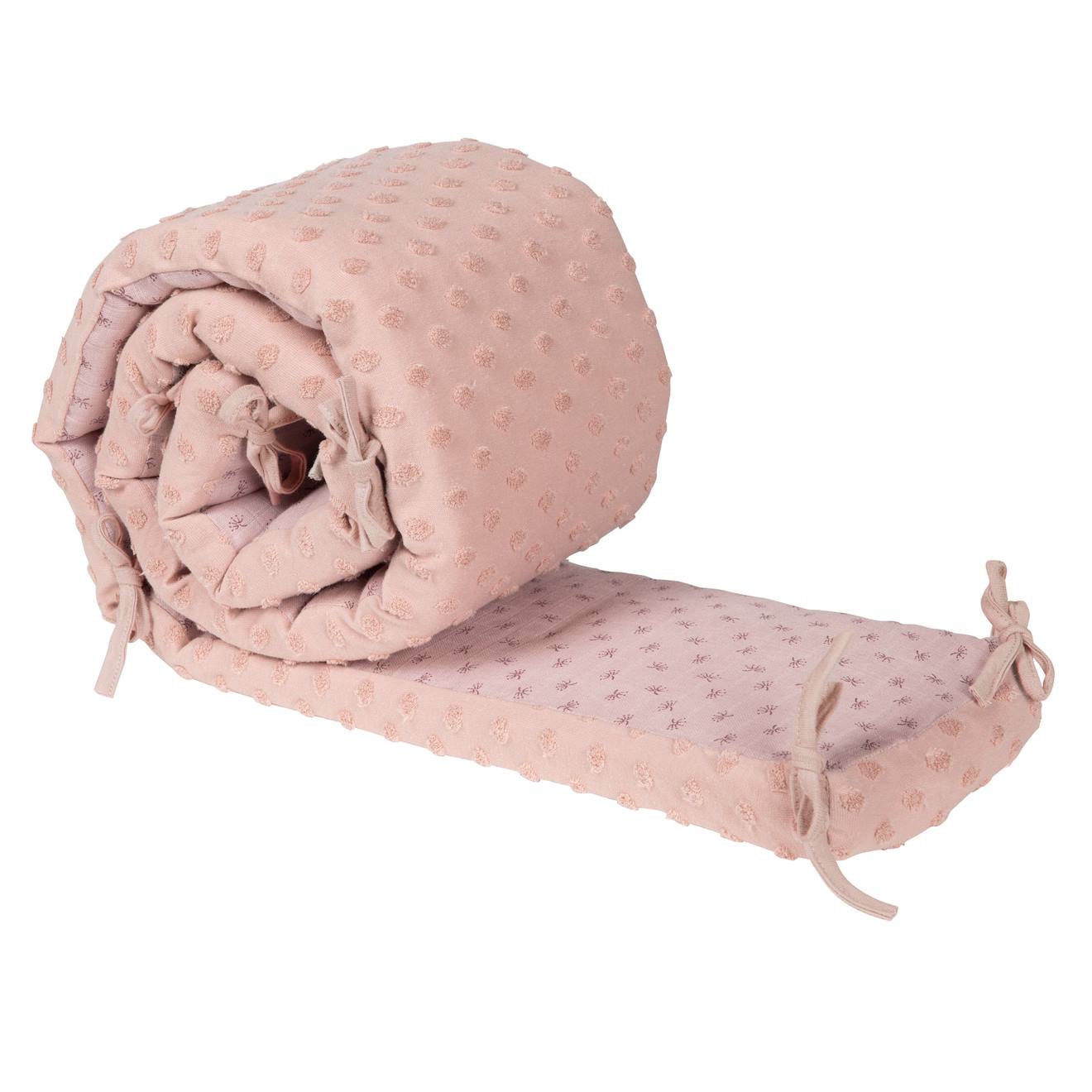Tour De Lit Bébé Déhoussable En Coton Bio Lil Planet Rose Pastel (Roba) - Image 2