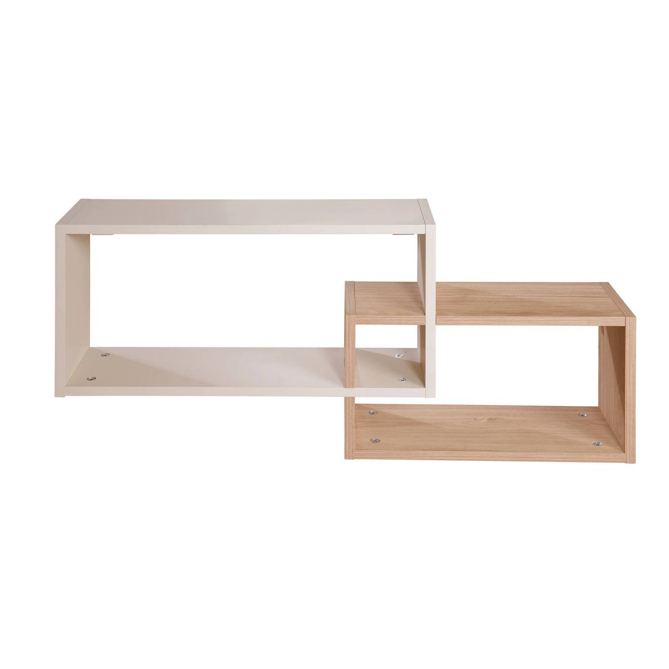 Étagère Murale 2 Niches Décor Châtaignier Jil Cashmere / Décor Châtaignier