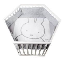 -Parc bébé hexagonal réglable + tapis imprimé sternenzauber