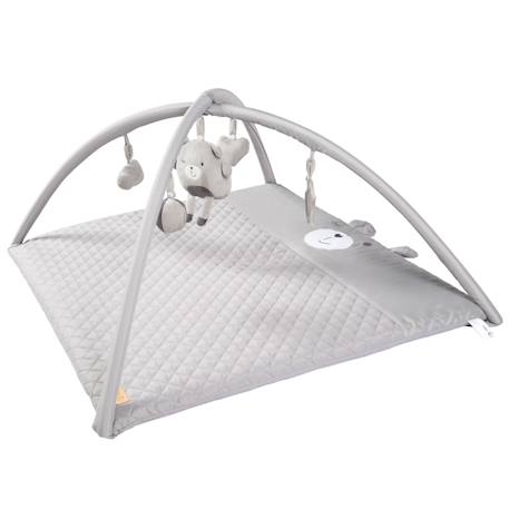 Roba - Tapis D'éveil Avec Arches Et 5 Jouets Suspendus Roba Style Gris Argenté - Ourson Sammy