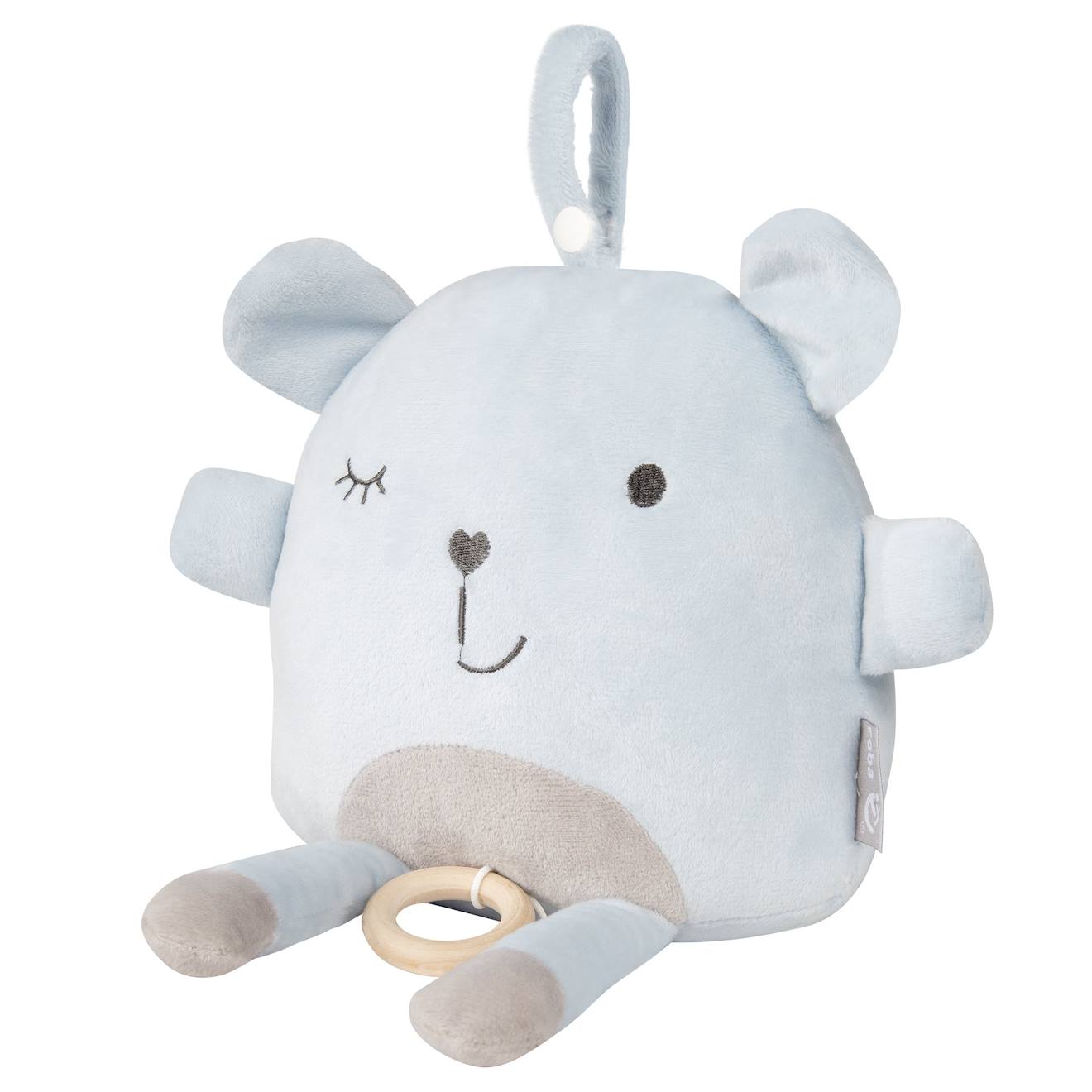 Roba - Peluche Musicale Ourson À Suspendre - Mélodie Apaisante Bleu Clair / Ourson