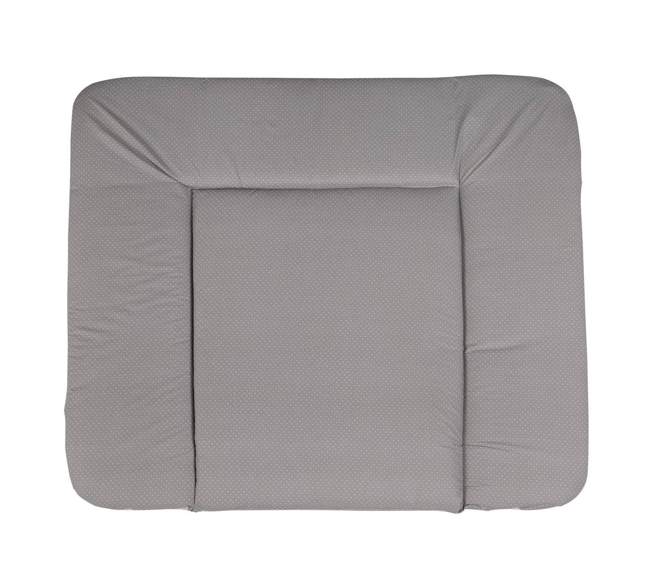 Matelas À Langer Lavable Et Imprimé Étoiles Little Stars Gris / Pois
