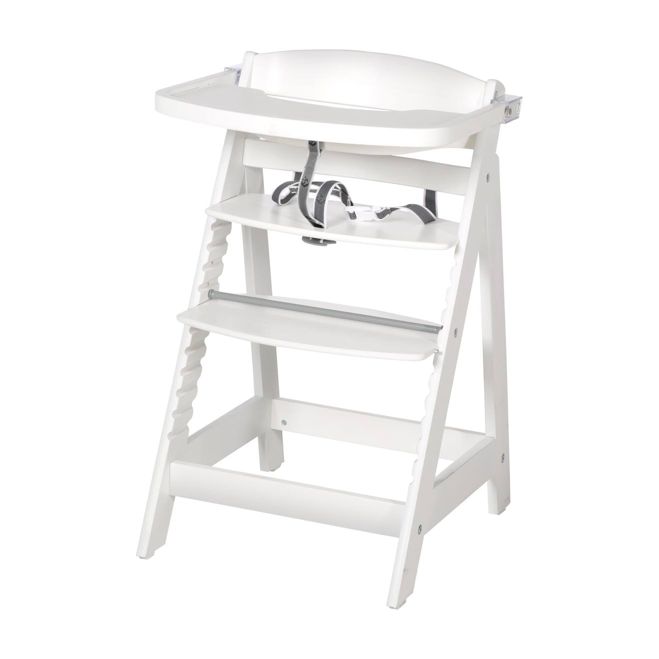 Roba - Chaise Haute Évolutive Avec Plateau Repas Amovible Sit Up Fun Blanc
