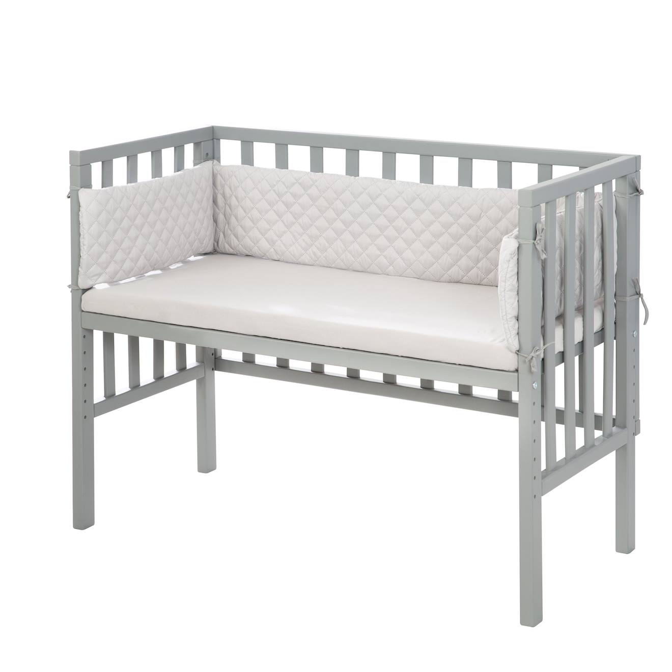 Roba - Berceau Cododo 2en1 Avec Matelas Et Accessoires Roba Style Gris Taupe / Gris