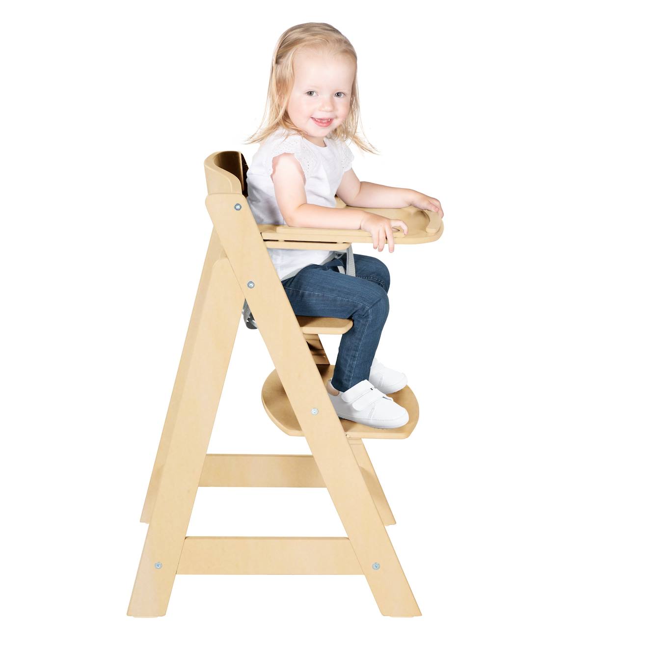 Tablette De Chaise Haute - Plateau Repas Avec Rebord Sit Up Flex Bois Naturel (Roba) - Image 2