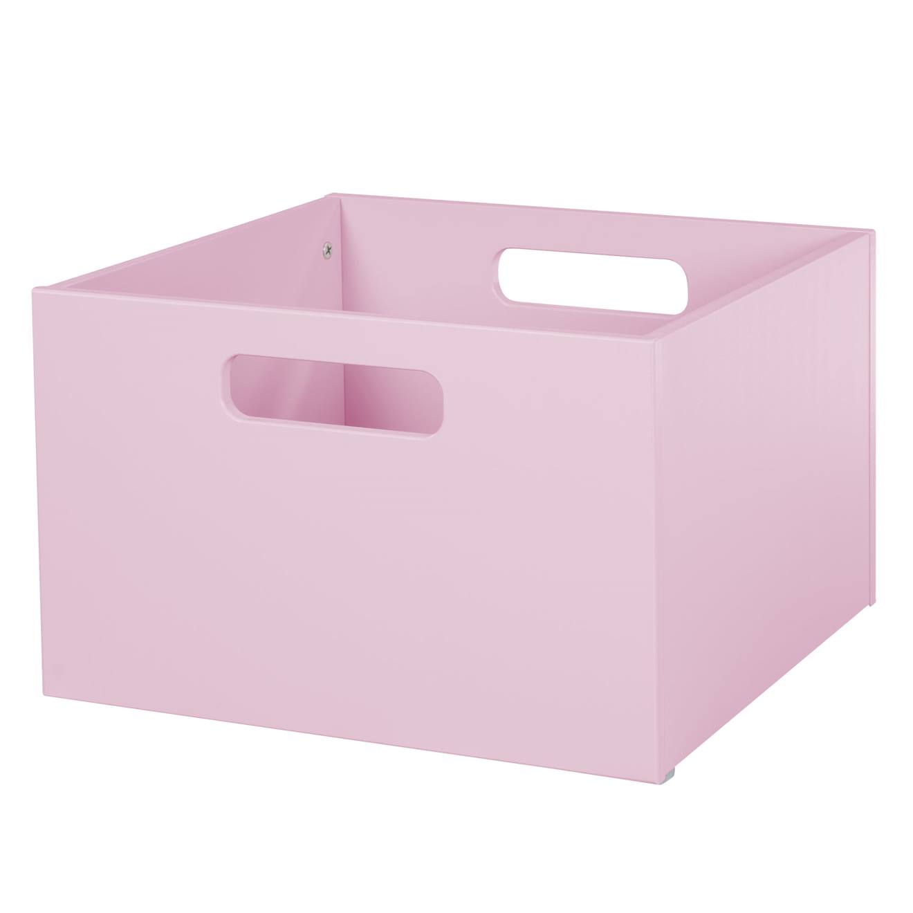 Boîte De Rangement En Bois Pour Les Jouets Rose Clair