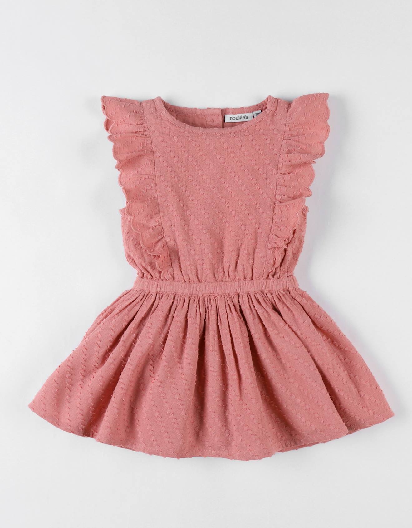 Robe Cérémonie À Volants Rose
