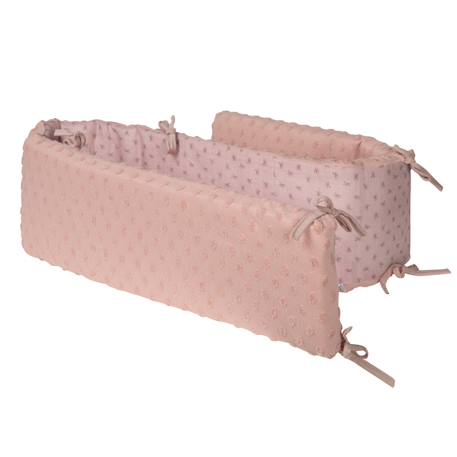 Roba - Tour De Lit Bébé Déhoussable En Coton Bio Lil Planet Rose Pastel