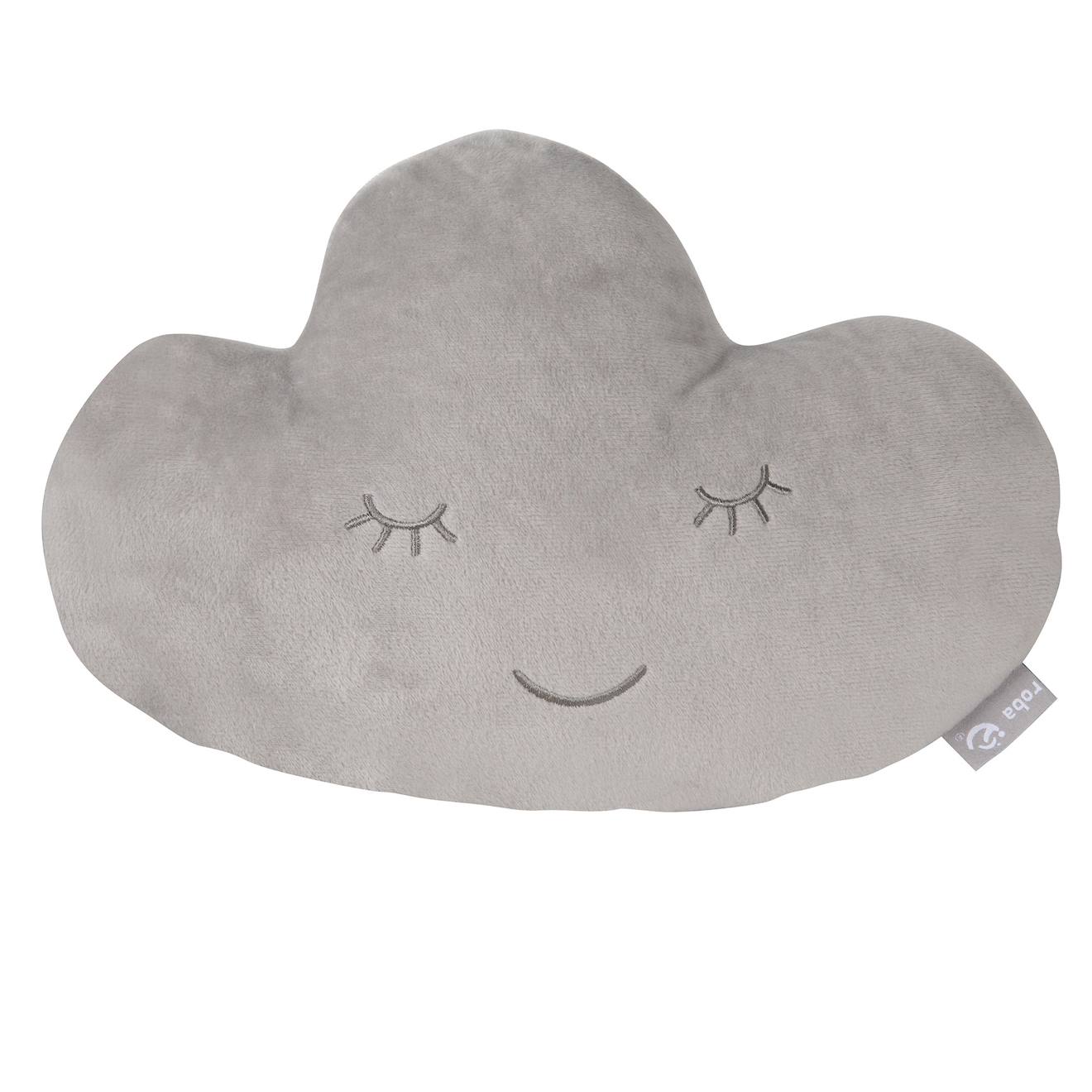 Roba - Coussin Décoratif Nuage Pour Chambre D'enfant Roba Style Gris Argenté