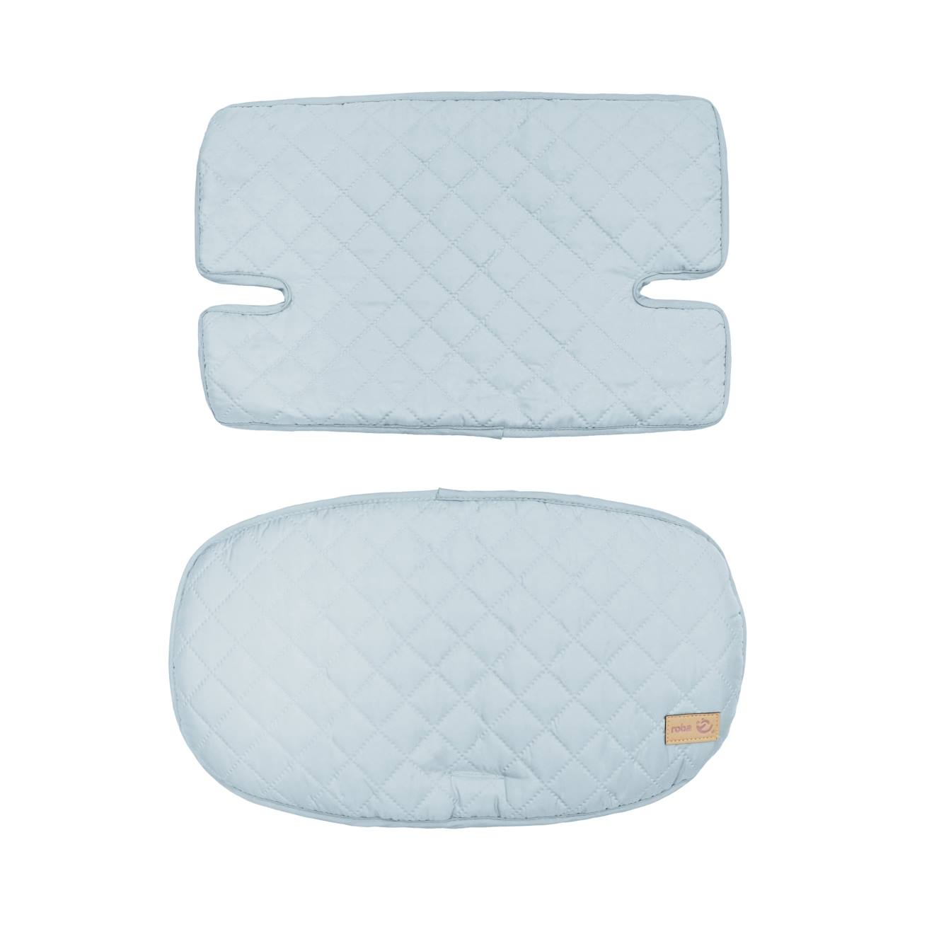 Coussins Matelassés Et Déperlants Pour Chaises Hautes Sit Up Bleu Clair / Bleu Ciel