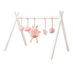 Portique d'éveil en bois massif + 5 pendentifs roba style  - vertbaudet enfant
