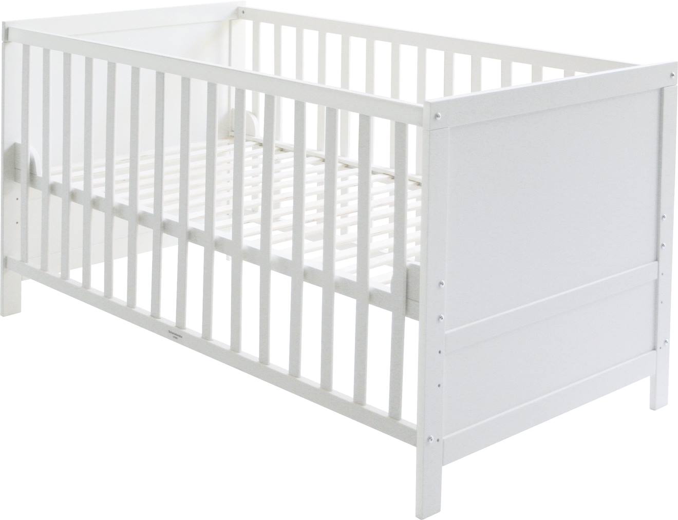 Lit Bébé Évolutif Convertible En Lit Junior Blanc