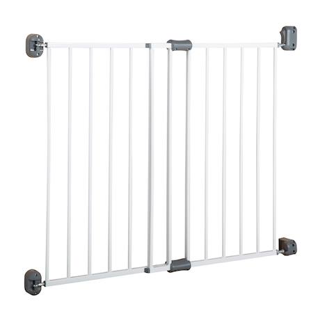Roba - Barrière De Sécurité Réglable Pour Portes Et Escaliers Blanc