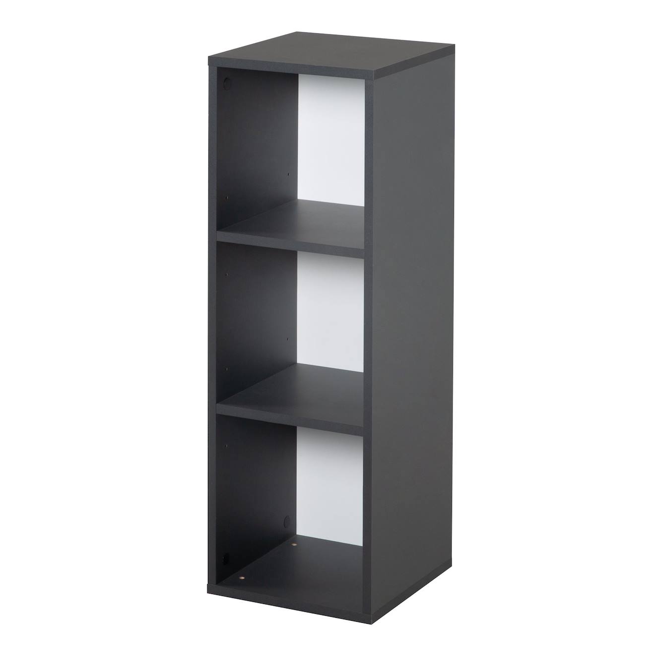 Meuble À 3 Cases - Étagère Pour Commode À Langer Anthracite