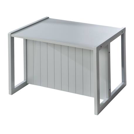 Table convertible en banc évolutif à 2 hauteurs d'assise Beige+Blanc+Gris 15 - vertbaudet enfant 