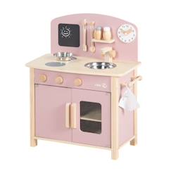 Jouet-Jeux d'imitation-Cuisines et dinette-Cuisine enfant équipée avec accessoires et horloge