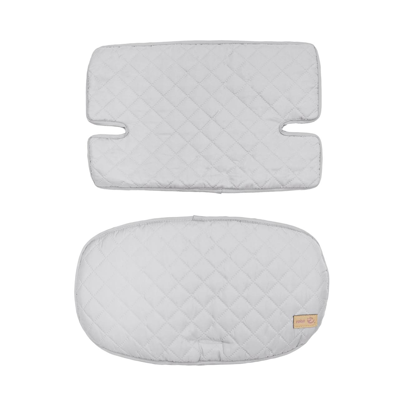 Coussins Matelassés Et Déperlants Pour Chaises Hautes Sit Up Gris Argenté