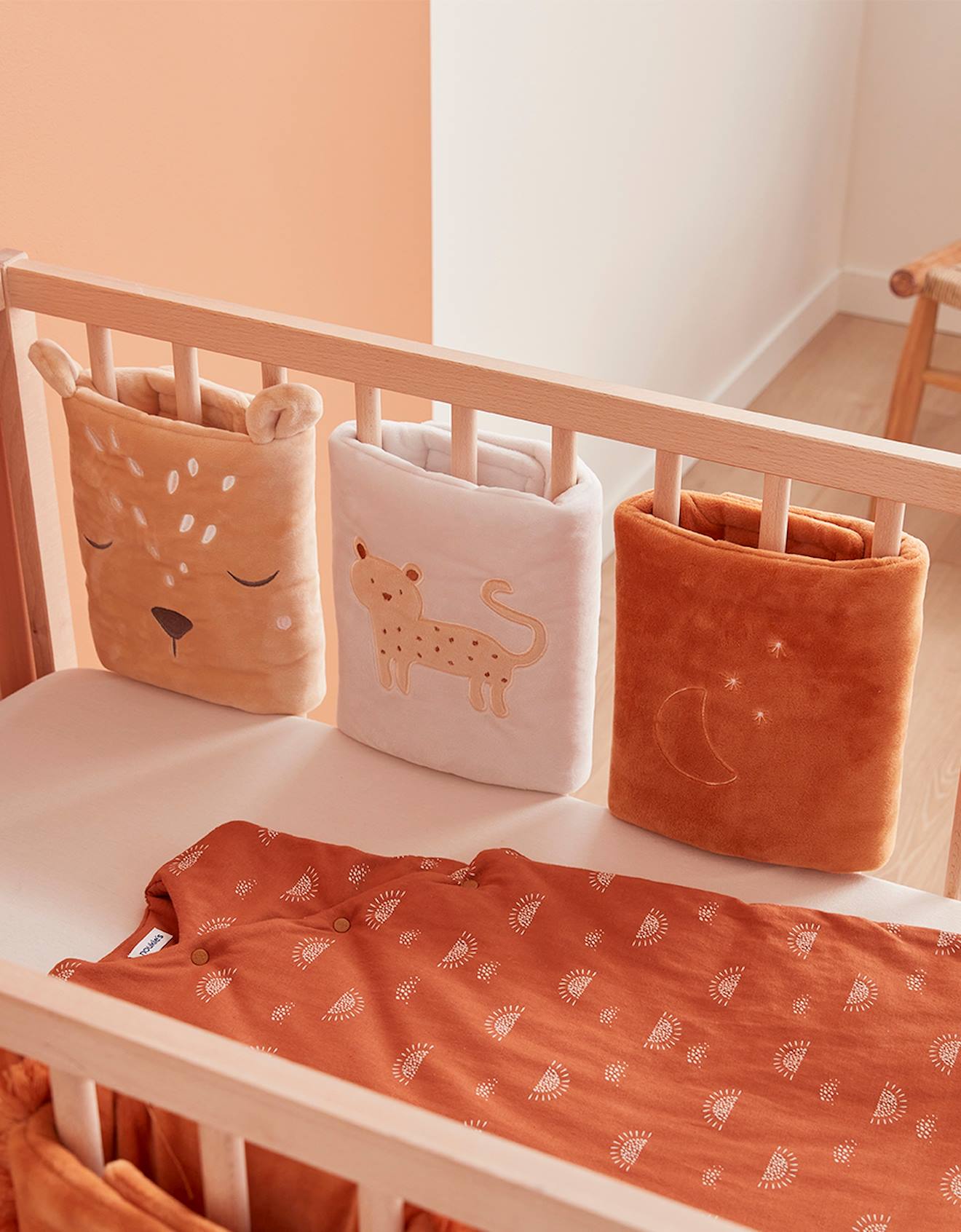 Protège Barreaux Pour Lits Et Parcs Bébé Beige