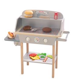 Jouet-Jeux d'imitation-Cuisines et dinette-Cuisine barbecue pour enfants avec 14 accessoires