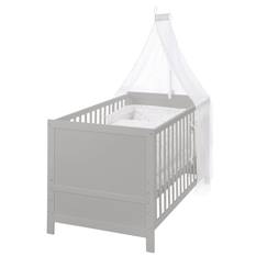 Chambre et rangement-Chambre-Lit évolutif avec matelas et accessoires complets sternenzauber grau