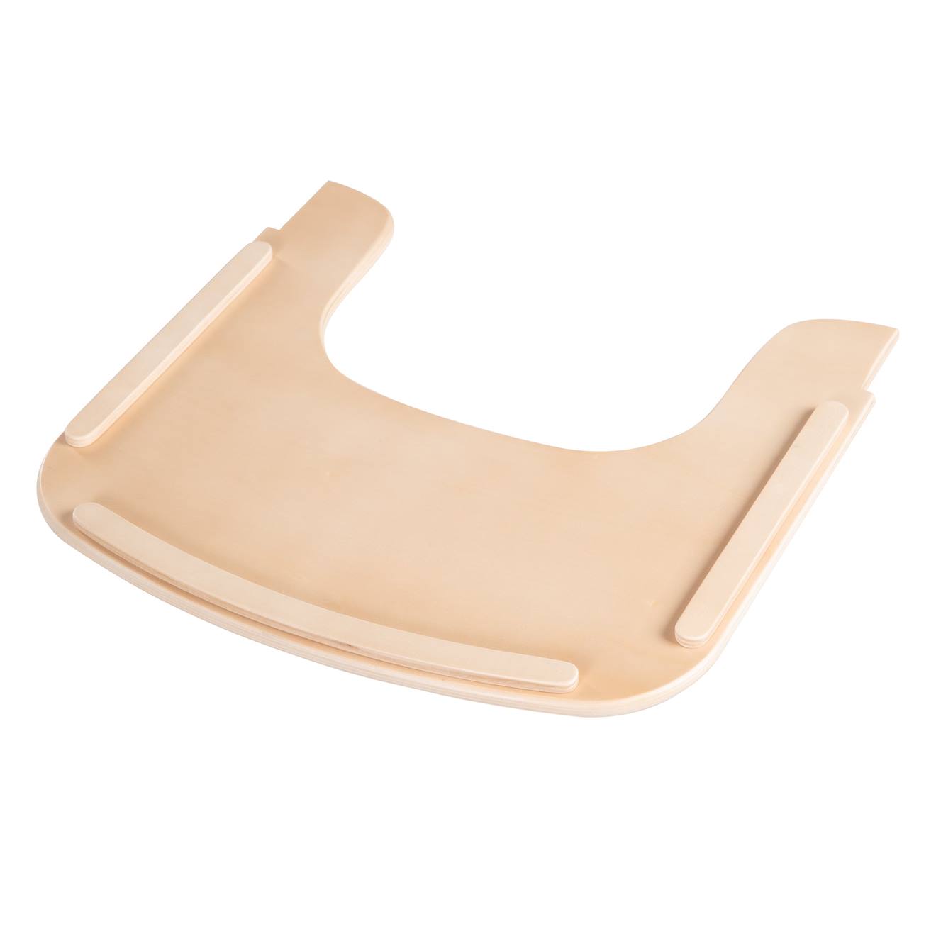 Tablette De Chaise Haute - Plateau Repas Avec Rebord Sit Up Flex Bois Naturel
