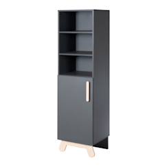 Bibliothèque colonne 1 porte 3 niches jara  - vertbaudet enfant
