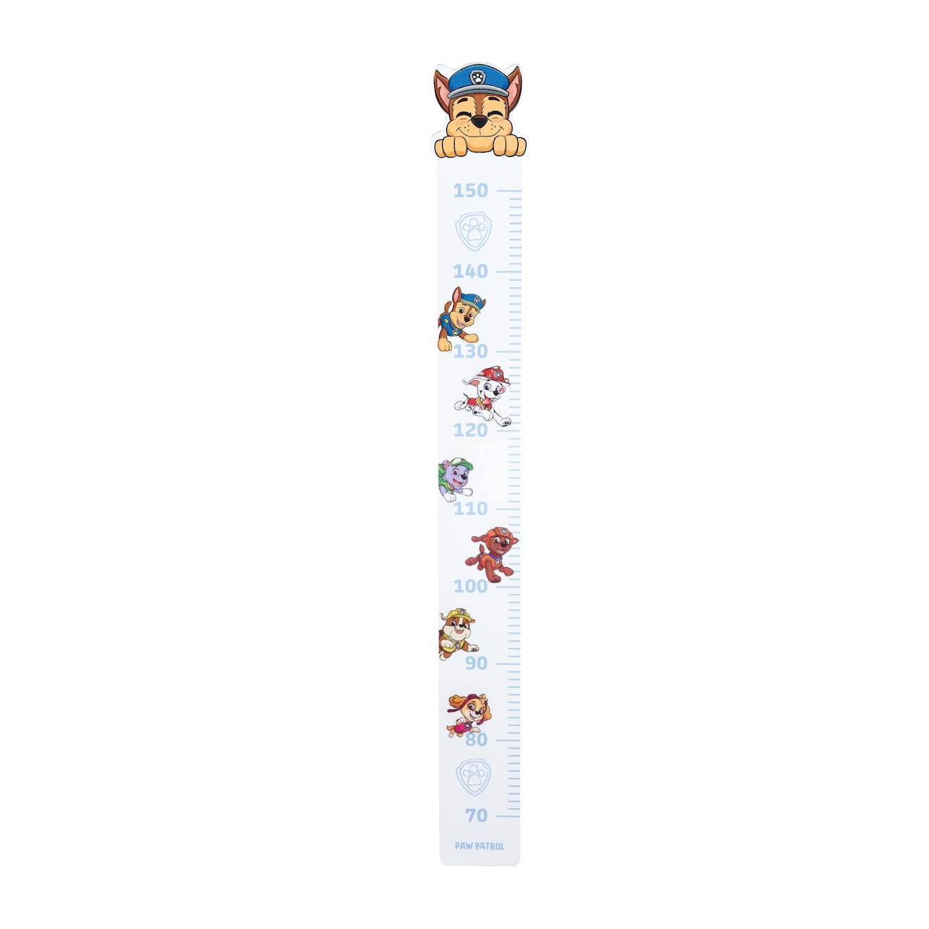 Toise Murale - Échelle De 70 À 150 Cm Blanc - Bleu / Pat' Patrouille
