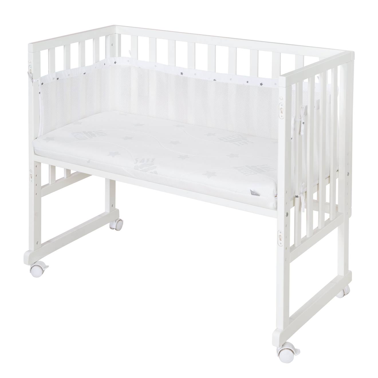 Berceau Cododo 3en1 Avec Matelas Et Accessoires Sternenzauber Grau Blanc (Roba) - Image 2