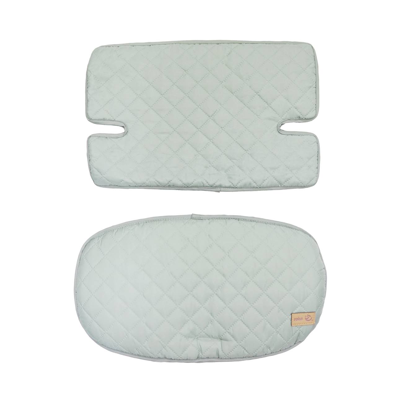Coussins Matelassés Et Déperlants Pour Chaises Hautes Sit Up Vert Givré