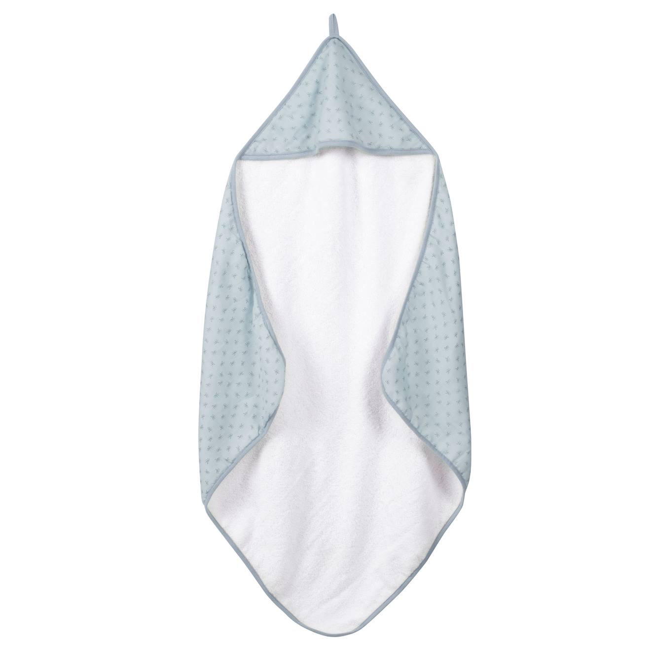 Roba - Cape De Bain Bébé En Coton Bio Lil Planet Bleu Clair / Motif Pois