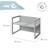 Table convertible en banc évolutif à 2 hauteurs d'assise Beige+Blanc+Gris 17 - vertbaudet enfant 