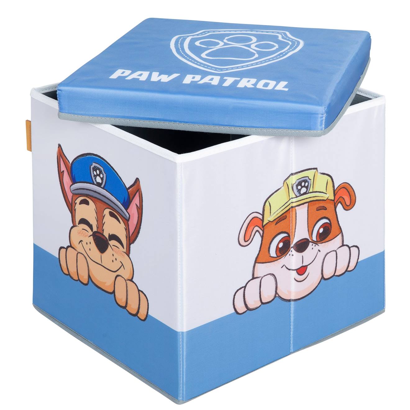 Boite De Rangement 2en1 - Pouf Cube De Rangement Paw Patrol Bleu / Pat' Patrouille
