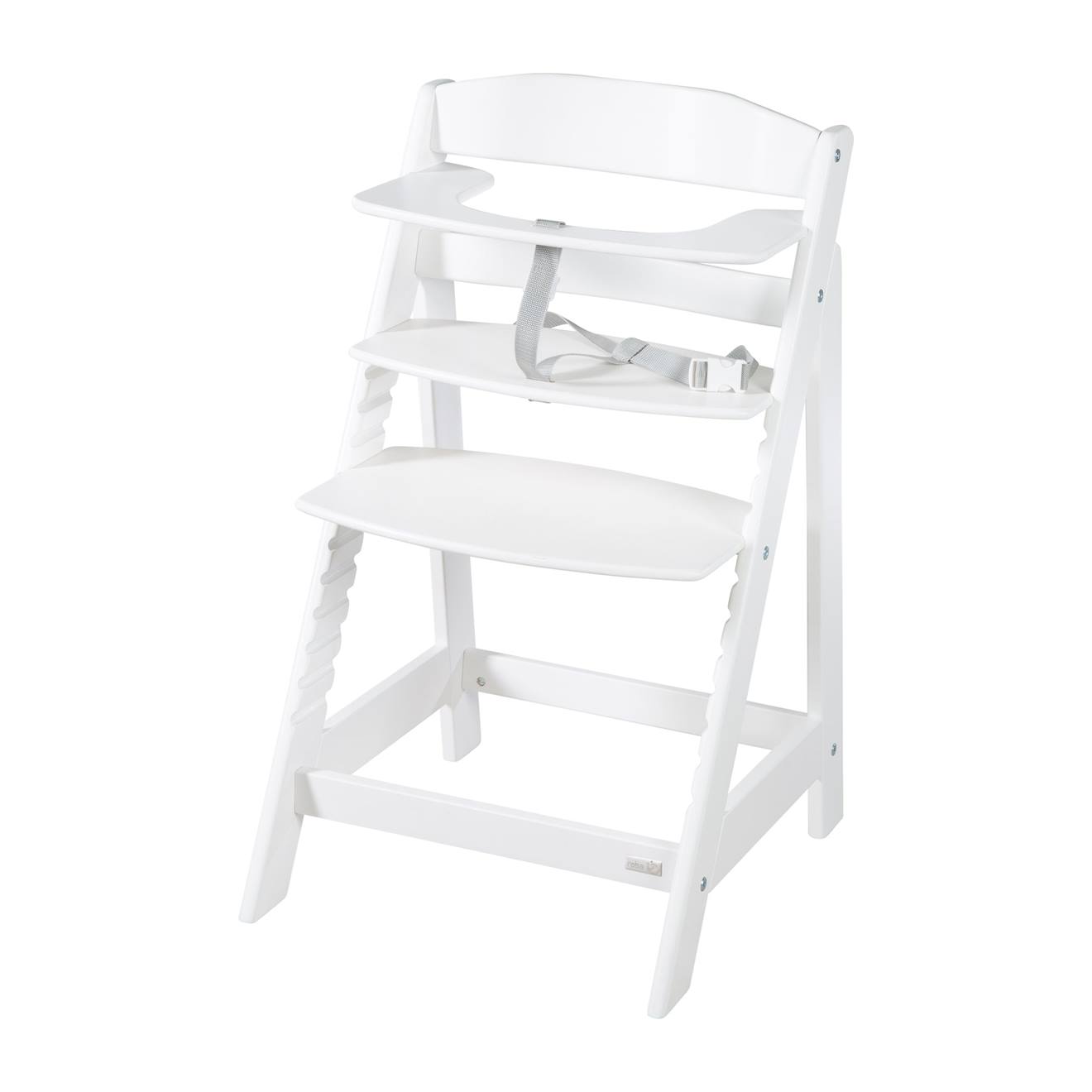 Chaise Haute Évolutive En Bois Sit Up Flex - Utilisable Jusqu'à La Chaise D'adolescent Blanc