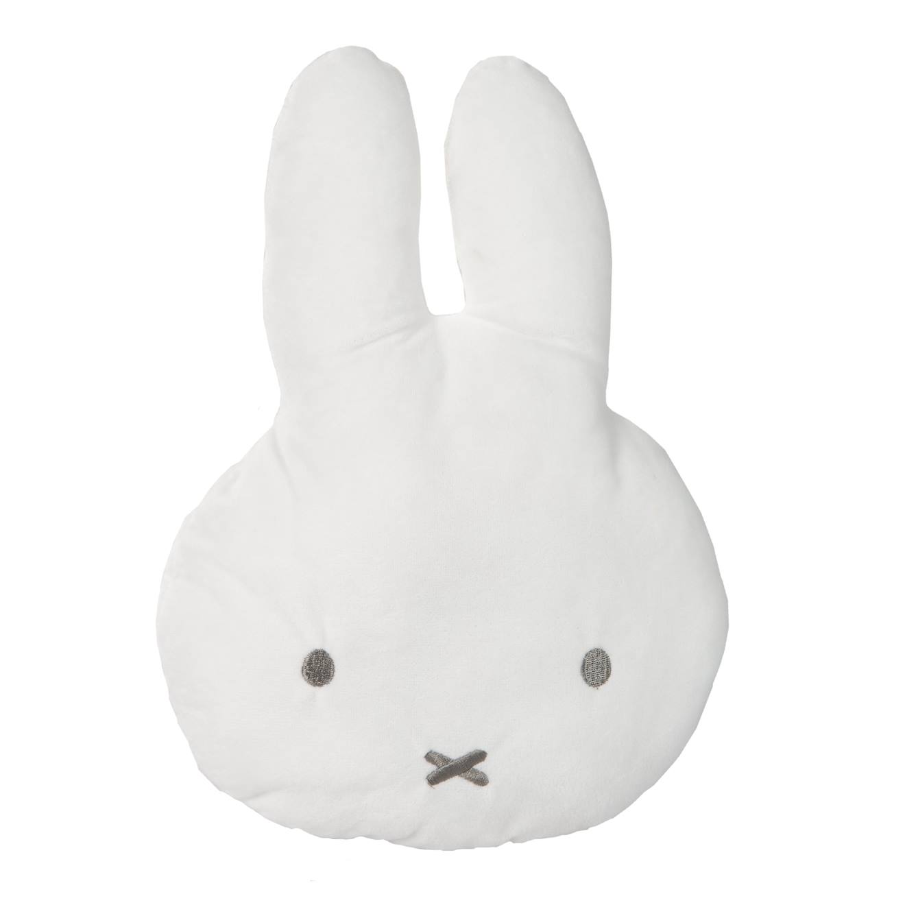 Roba - Coussin Décoratif À Câliner Lapin Miffy® Blanc Et Gris