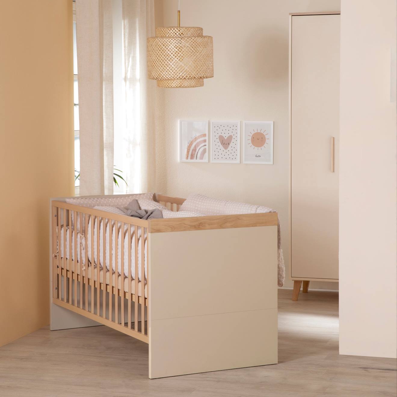 Lit Bébé Évolutif Transformable En Lit Junior Jil Cashmere (Roba) - Image 2
