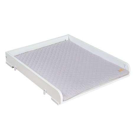 Roba - Plan À Langer Pour Lave-linge + Matelas À Langer Déperlant Roba Style Blanc / Gris Argenté
