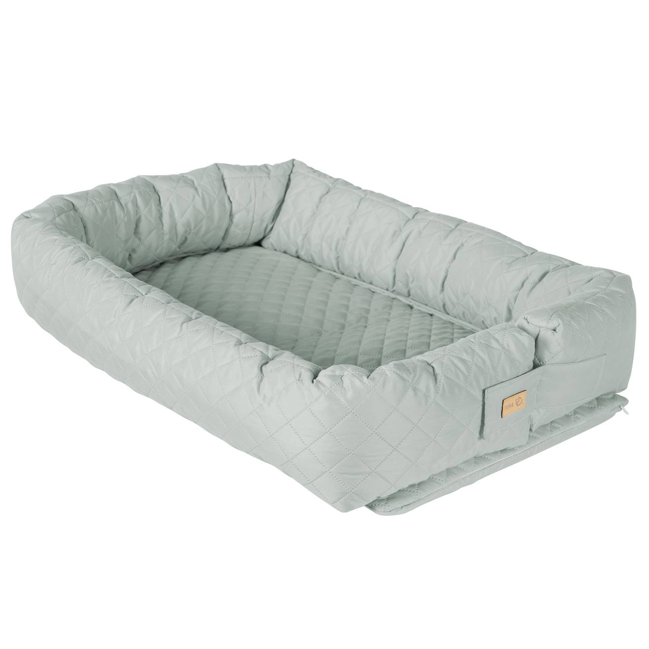 Roba - Réducteur De Lit 3 En 1 Tissu Déperlant Roba Style Vert Givré