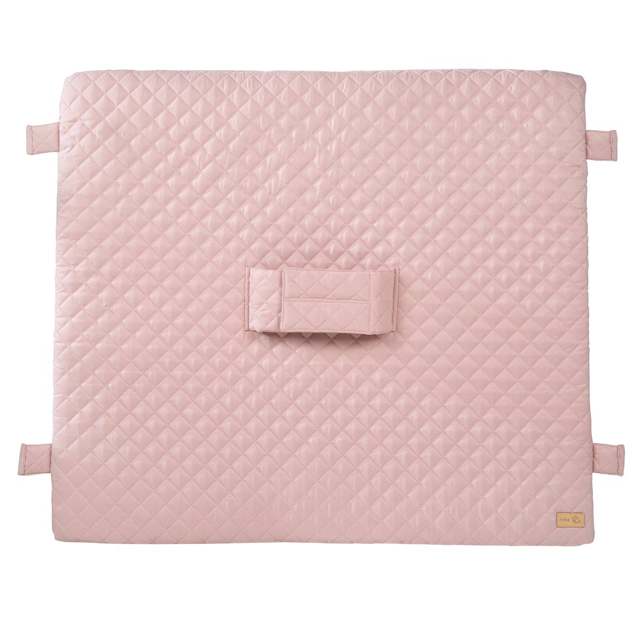 Roba - Matelas À Langer Avec Ceinture De Maintien Roba Style Rose Pastel