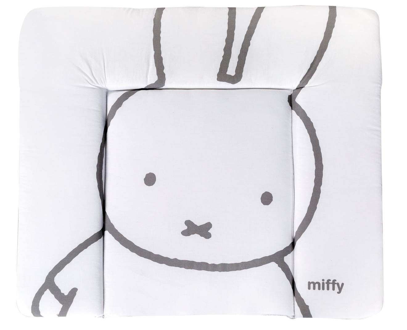 Matelas À Langer Lavable Et Imprimé Étoiles Little Stars Blanc - Gris / Lapin Miffy