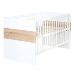 Lit bébé évolutif 2en1 à hauteur réglable lion  - vertbaudet enfant
