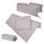 Parure de lit bébé et enfant en coton bio 4 pièces lil planet Bleu clair+Gris argenté+Rose pastel+Vert givré 8 - vertbaudet enfant 