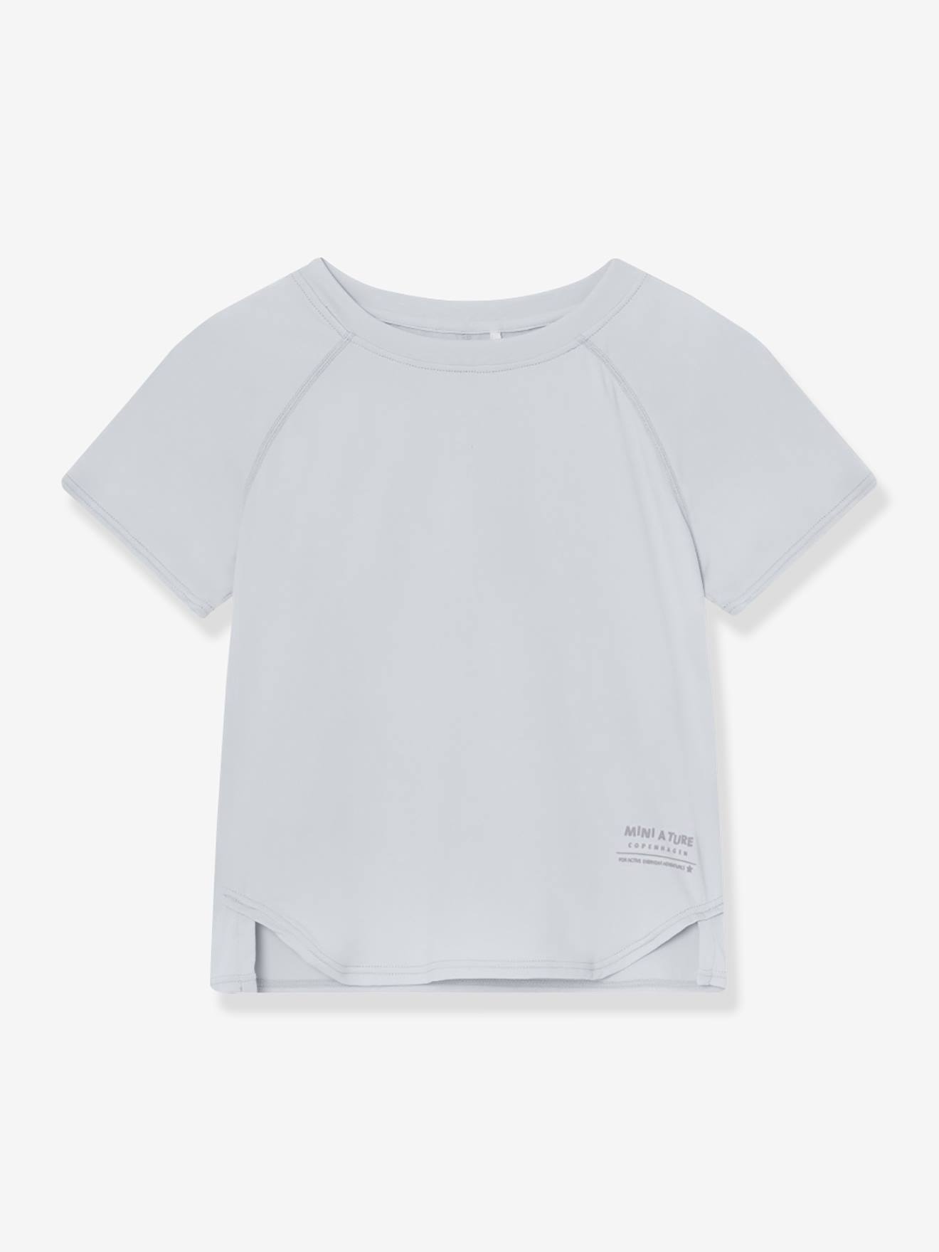 T-shirt fonctionnel MATBJERGI avec effet rafraîchissant bleu pâle