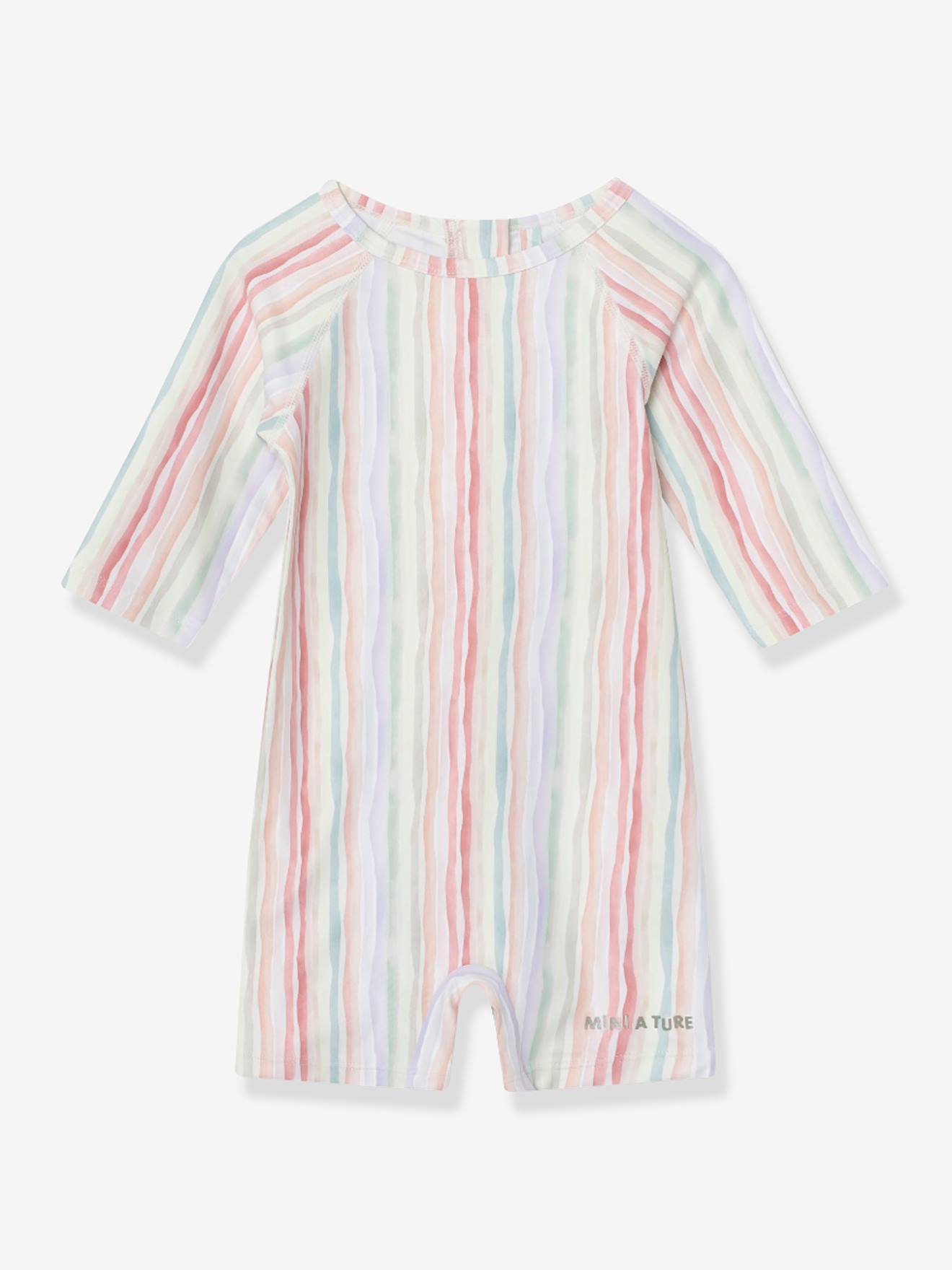 Maillot de bain pour bébé fille avec manches 3/4 MATGOLDIE multicolore