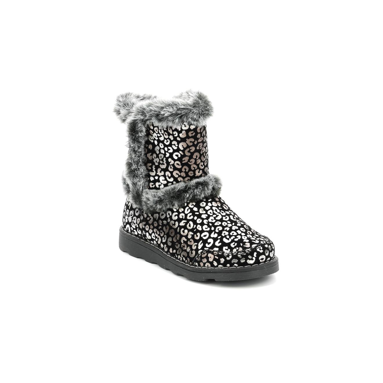 Boots Enfant Aldouxa Noir Leopard